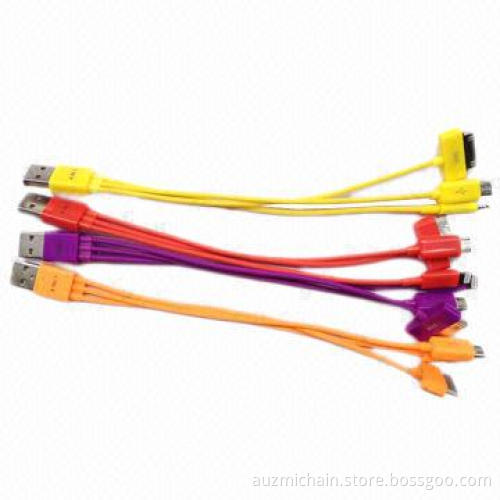 3-in-1 Charging Cable for iPhone 5/4/4S and Samsung